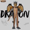 imageSpooktacular Creations Halloween Kid Dragon Costume Boys Dragon Wings Tail and Mask Set for Halloween Dress UpGold