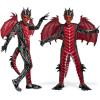 imageSpooktacular Creations Halloween Kid Dragon Costume Boys Dragon Wings Tail and Mask Set for Halloween Dress UpRed