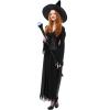 imageSpooktacular Creations Halloween LED Witch Staff Light Up Magic Vintage Walking Cane Prop Stick Accessory for Halloween Wizard Dress Up Party Pretend and Play Costume