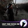 imageSpooktacular Creations Halloween LED Witch Staff Light Up Magic Vintage Walking Cane Prop Stick Accessory for Halloween Wizard Dress Up Party Pretend and Play Costume