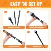 imageSpooktacular Creations Halloween LED Witch Staff Light Up Magic Vintage Walking Cane Prop Stick Accessory for Halloween Wizard Dress Up Party Pretend and Play Costume