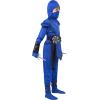 imageSpooktacular Creations Halloween Ninja Costume Kids Ninja Dragon Jumpsuit Set Boys Halloween Costume for DressUp PartyBlueblack