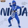 imageSpooktacular Creations Halloween Ninja Costume Kids Ninja Dragon Jumpsuit Set Boys Halloween Costume for DressUp PartyBluesliver