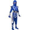 imageSpooktacular Creations Halloween Ninja Costume Kids Ninja Dragon Jumpsuit Set Boys Halloween Costume for DressUp PartyBluesliver