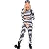 imageSpooktacular Creations Halloween Prisoner Costume Women Inmate Costume Women Jail outfit for Adult Halloween Dress Up Party