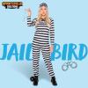 imageSpooktacular Creations Halloween Prisoner Costume Women Inmate Costume Women Jail outfit for Adult Halloween Dress Up Party