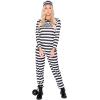 imageSpooktacular Creations Halloween Prisoner Costume Women Inmate Costume Women Jail outfit for Adult Halloween Dress Up Party