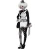 imageSpooktacular Creations Halloween Women Killer Clown Costume Black and White Clown Outfit for Women Halloween Costume