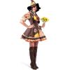 imageSpooktacular Creations Halloween Women Scarecrow Costume Brown Scarecrow Dress Women Adult Halloween Costume