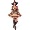 imageSpooktacular Creations Halloween Women Scarecrow Costume Brown Scarecrow Dress Women Adult Halloween Costume