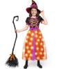 imageSpooktacular Creations Light Up Witch Costume for Toddler Girls Fairy Tale Witch Outfit for Kids Halloween Dress Up PartiesOrange
