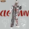imageSpooktacular Creations Men Scary Clown Costume Halloween Costumes Adult Killer Clown Jumpsuit
