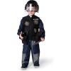 imageSpooktacular Creations SWAT Police Officer Costume for Kids Boys SWAT Fighter Outfit with Accessories Toddlers Cop Helmet