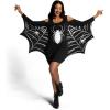 imageSpooktacular Creations Spider Woman Costume Bat Costume Adult Women for Halloween Dress Up PartyBlack