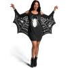 imageSpooktacular Creations Spider Woman Costume Bat Costume Adult Women for Halloween Dress Up PartyBlack