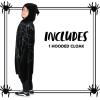 imageSpooktacular Creations Velvet Hooded Cloak Costume for Kids Unisex Vampire Outfit for Halloween Costume