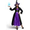 imageSpooktacular Creations Witch Costume Women Womens Halloween Costumes 2025 with Witch Dress Hat Accessories for Cosplay