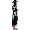 imageSpooktacular Creations Wizard Costume Adult Men Halloween Costumes for Adult Medieval Costume Men with Hooded CloakBlack