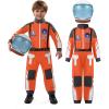 imageSpooktacular Creations Astronaut Costume with Helmet Toddler Astronaut Outfit BoysPilot Jumpsuit Unisex for Halloween PartyOrange