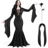 imageSpooktacular Creations Black Witch Dress for Women for Halloween Costume AdultBlack Family Costumes