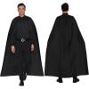 imageSpooktacular Creations Halloween Cape Costume Black Cape for Adult Black Cloak Knight for Halloween Dress Up Party CosplayBlack
