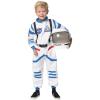 imageSpooktacular Creations Halloween Child Unisex Astronaut CostumePilot Jumpsuit for Kids Halloween Cosplay PartyWhite