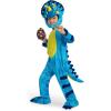 imageSpooktacular Creations Halloween Dinosaur Costume Toddler Triceratops Costume Kids with Egg for Baby Child Dress Up PartyBlue