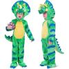 imageSpooktacular Creations Halloween Dinosaur Costume Toddler Triceratops Costume Kids with Egg for Baby Child Dress Up PartyGreen