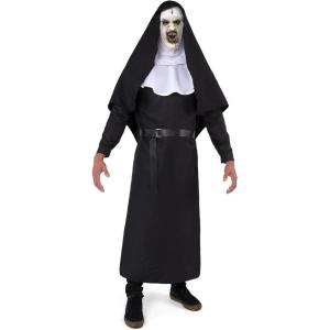 imageSpooktacular Creations Adult Men Black Scary Nun Costume Outfit for Halloween Costume