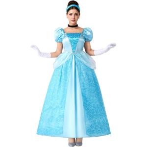 imageSpooktacular Creations Adult Princess Costume Halloween Costume Woman Role Play Blue Princess Dress