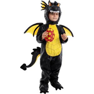 imageSpooktacular Creations Halloween Dragon Costume Toddler Dinosaur Costume Kids with Eggs for Baby Halloween Dress Up PartyBlack