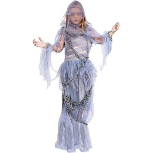 imageSpooktacular Creations Halloween Haunting Beauty Ghost Girl Costume Scary Ghost Dress Midnight Costume for Halloween